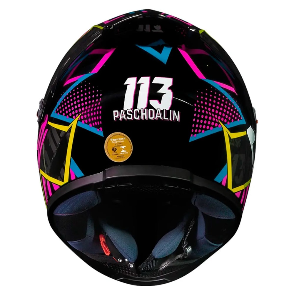 Capacete LS2 Classic S FF358 Rafael Paschoalin Réplica