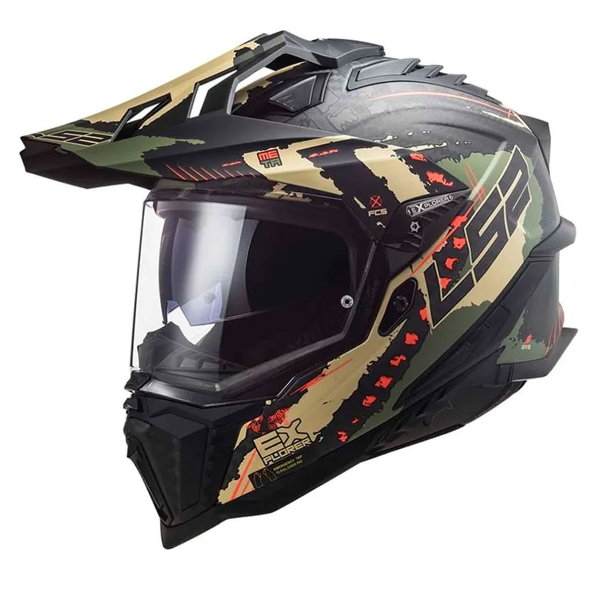 Capacete LS2 Explorer C MX701 Extend - Sacramento