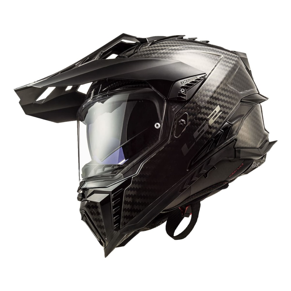 Capacete LS2 Explorer C MX701 Solid Matte Carbon