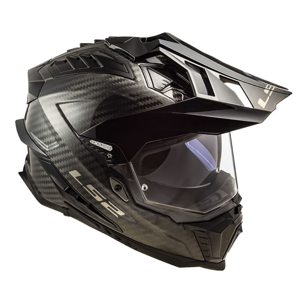 Capacete LS2 Explorer C MX701 Solid Matte Carbon