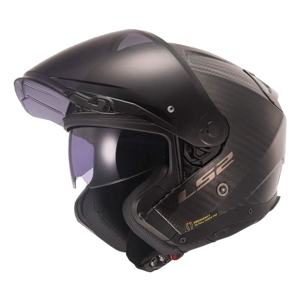 Capacete LS2 Infinity 2 OF603 Solid Carbon