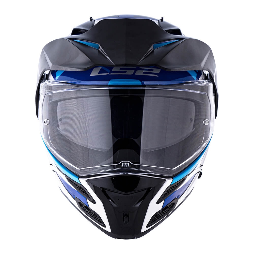 Capacete LS2 Metro Evo FF324 Complex Matt Black/White/Blue