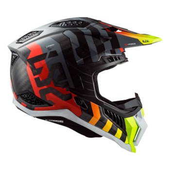 Capacete LS2 MX703 x-Force Carbon Barrier
