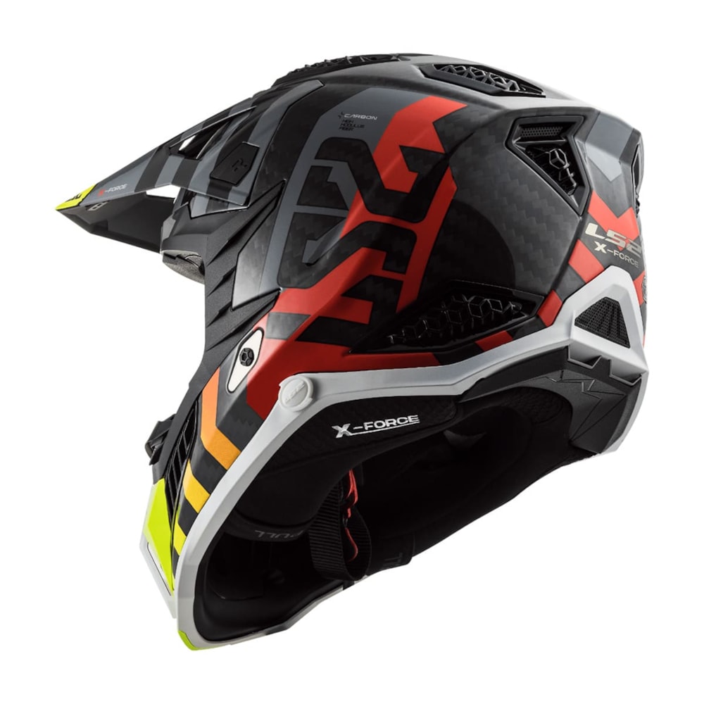 Capacete LS2 MX703 x-Force Carbon Barrier
