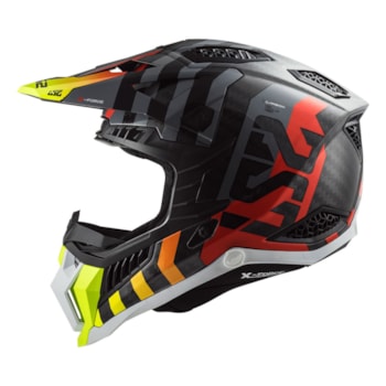 Capacete LS2 MX703 x-Force Carbon Barrier
