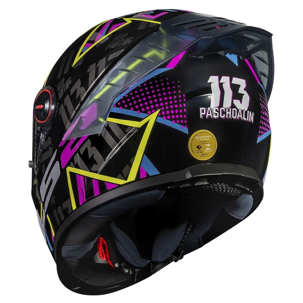 Capacete LS2 Pro FF358 Rafael Paschoalin