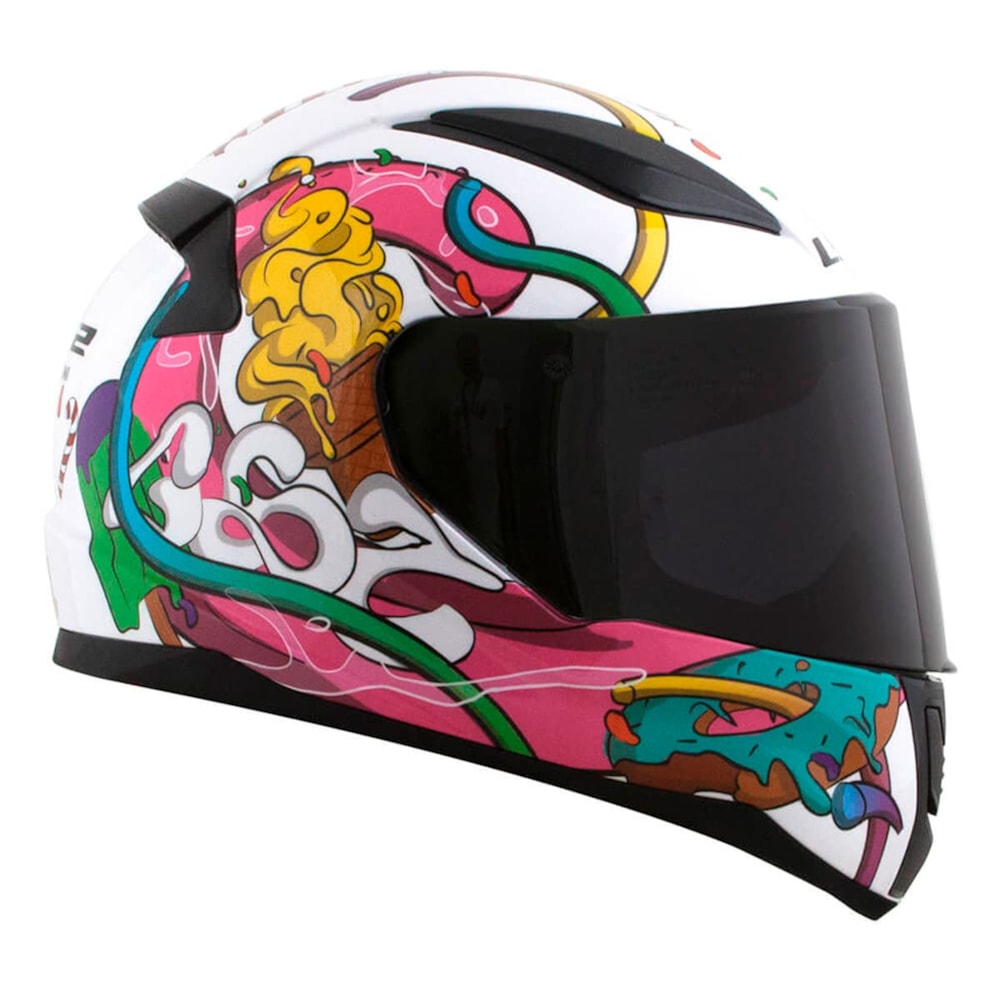 Capacete LS2 Rapid FF353 Junior Crazy Pop