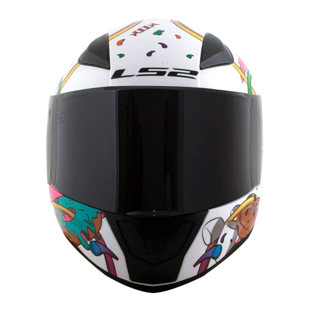 Capacete LS2 Rapid FF353 Junior Crazy Pop