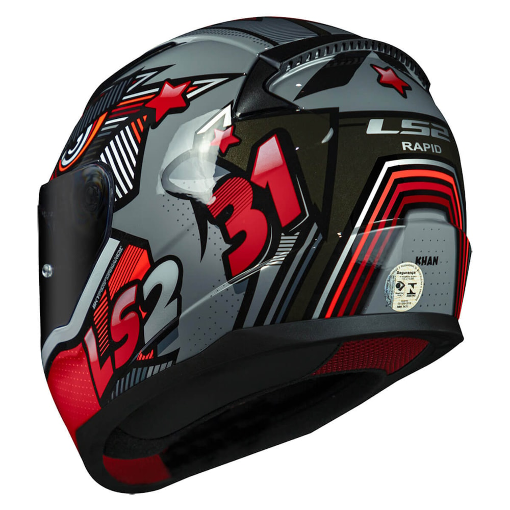 Capacete LS2 Rapid FF353 Khan