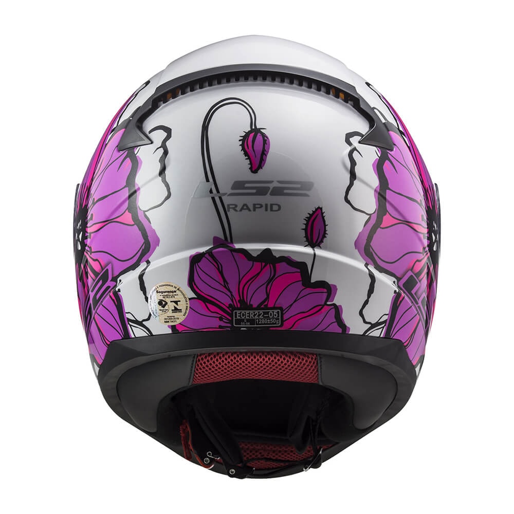 Capacete LS2 Rapid FF353 Poppies