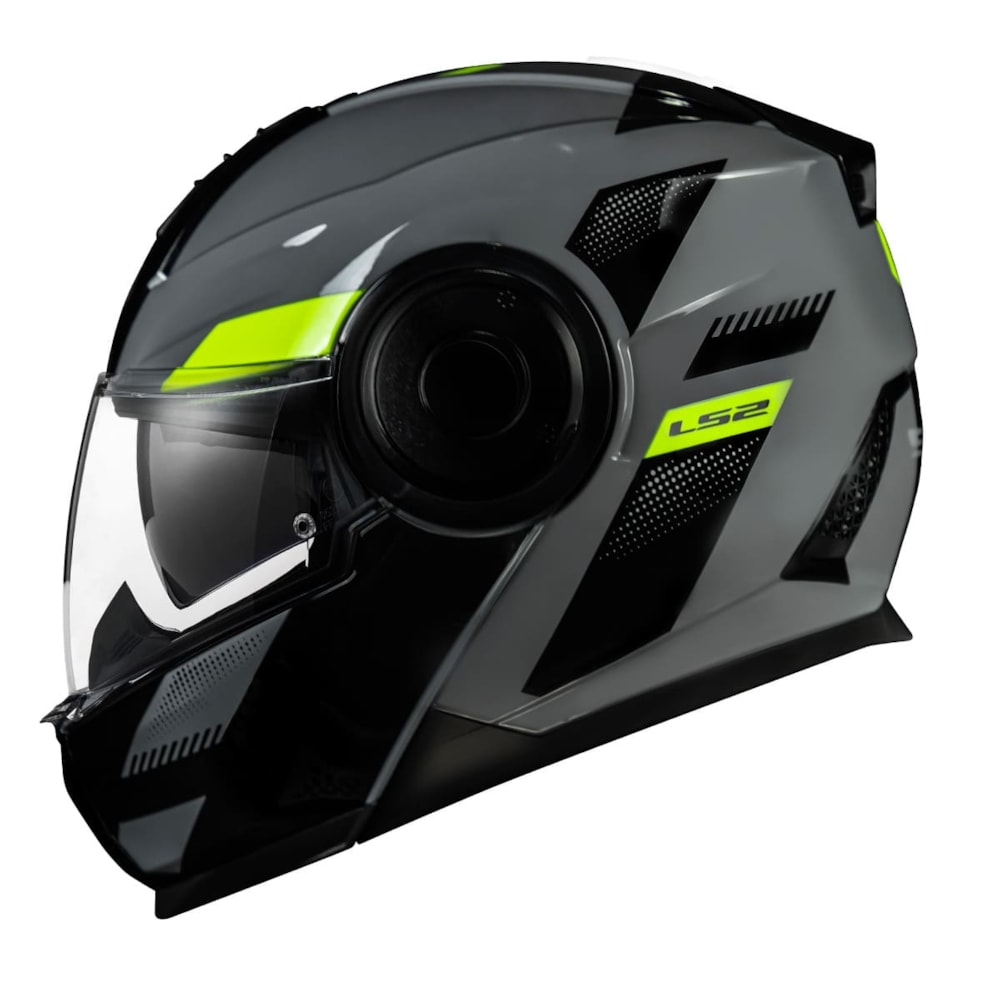 Capacete Ls2 Ff902 Scope Max | Preto-Amarelo | 58