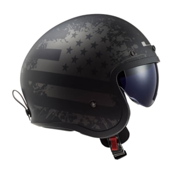 Capacete LS2 Spitfire OF599 Black Flag