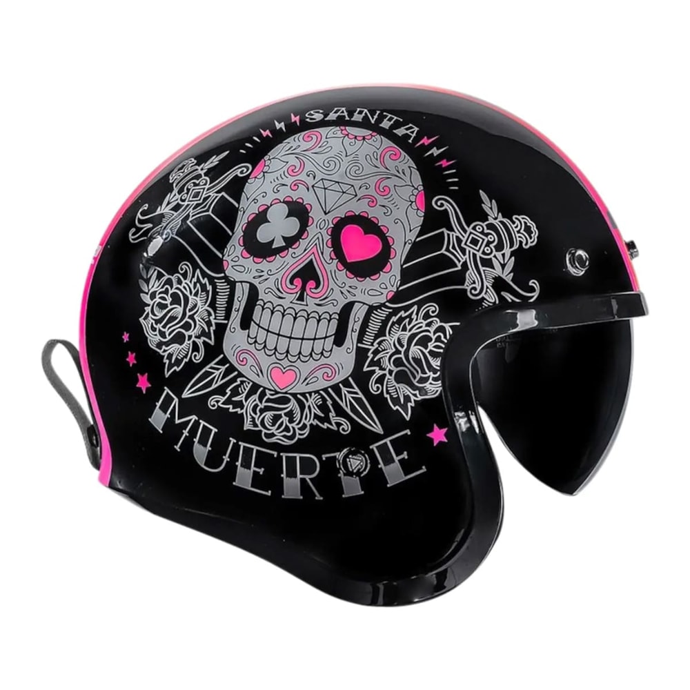 Capacete LS2 Spitfire OF599 Pink Muerte
