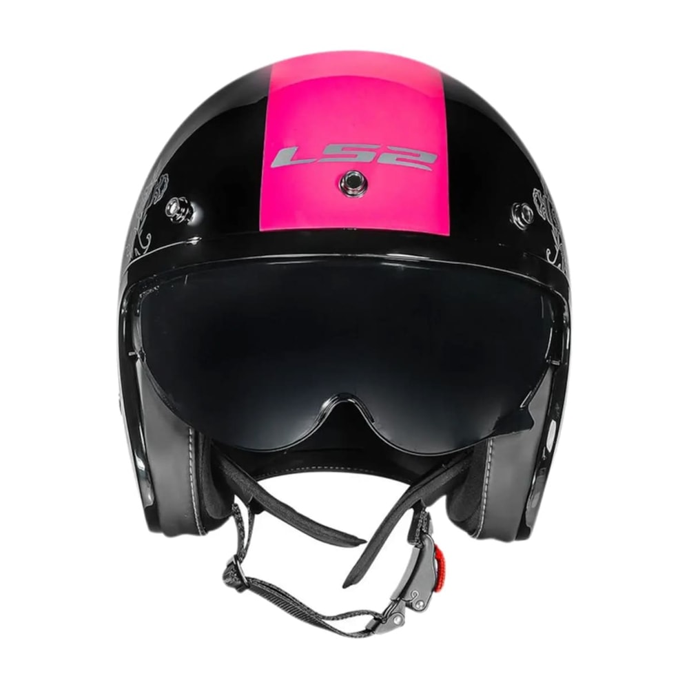 Capacete LS2 Spitfire OF599 Pink Muerte