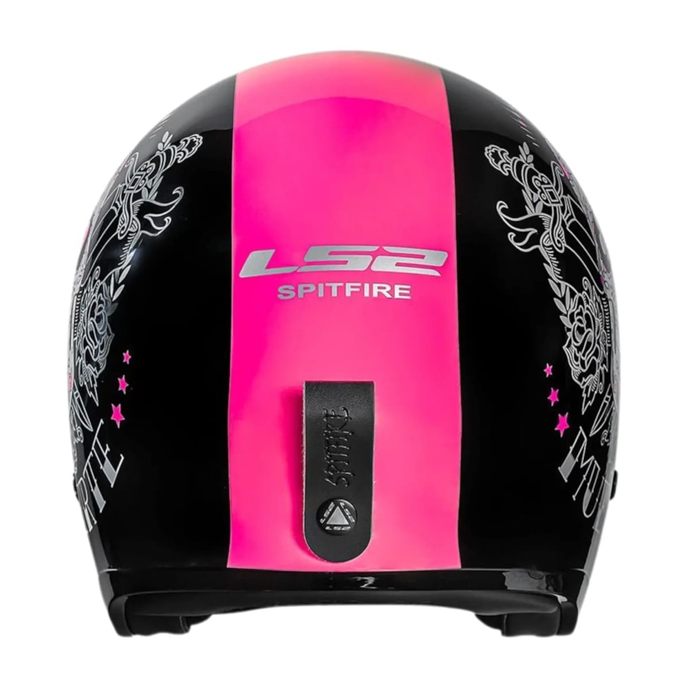 Capacete LS2 Spitfire OF599 Pink Muerte