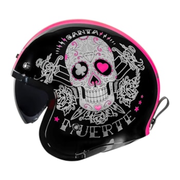 Capacete LS2 Spitfire OF599 Pink Muerte