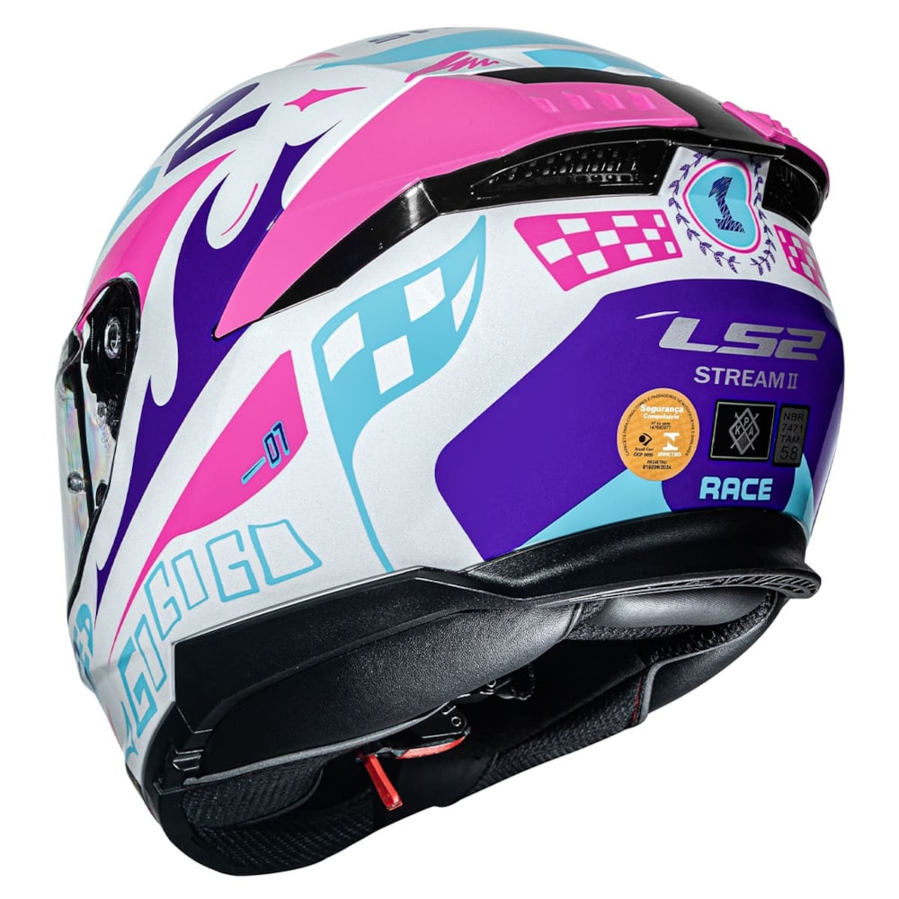 Capacete LS2 Stream 2 FF808 Race