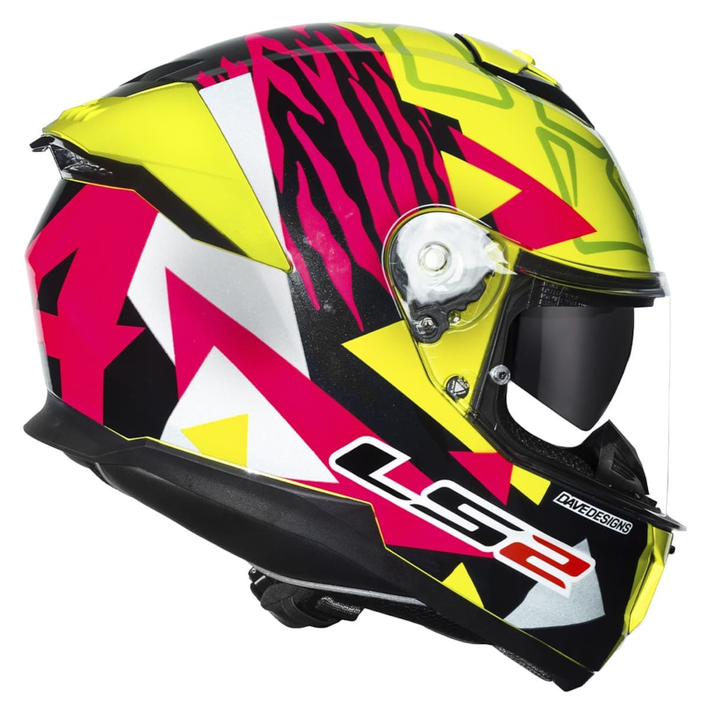 Capacete LS2 Stream 2 FF808 Tiger Aldeguer Replica