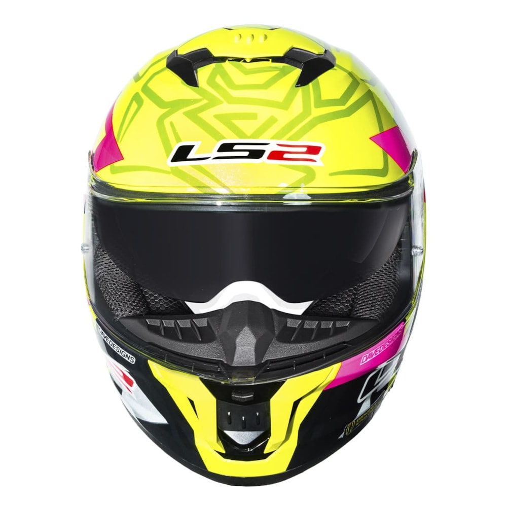 Capacete LS2 Stream 2 FF808 Tiger Aldeguer Replica