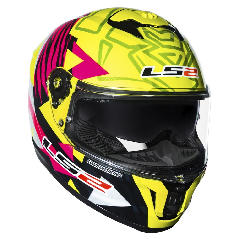 Capacete LS2 Stream 2 FF808 Tiger Aldeguer Replica