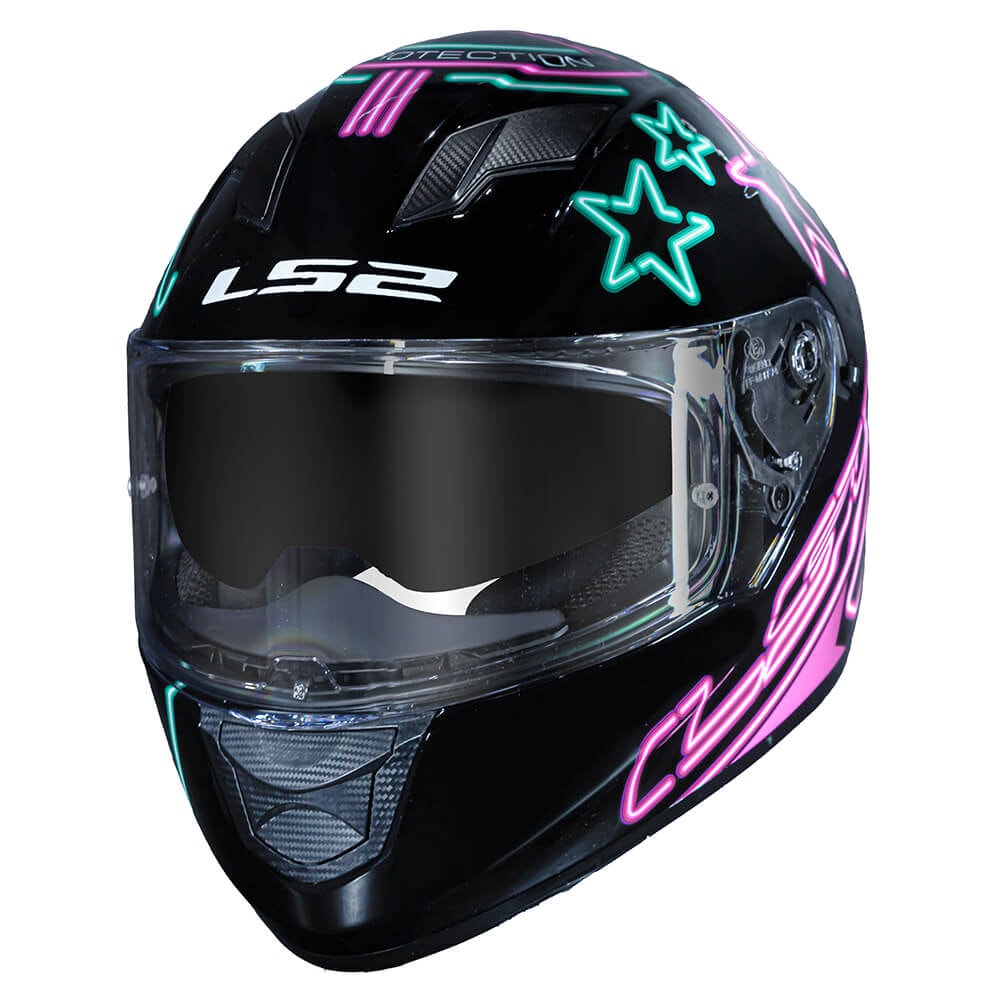 Capacete LS2 Stream FF320 Neon