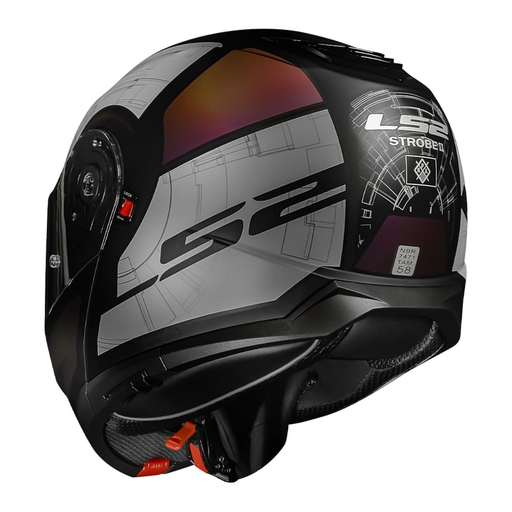 Capacete LS2 Strobe 2 FF908 Orion