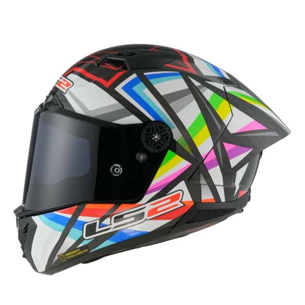 Capacete LS2 Thunder C GP FF805 Flash Black