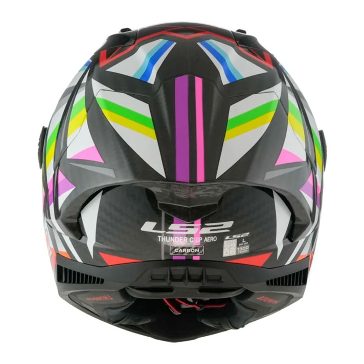 Capacete LS2 Thunder C GP FF805 Flash Black - Sacramento