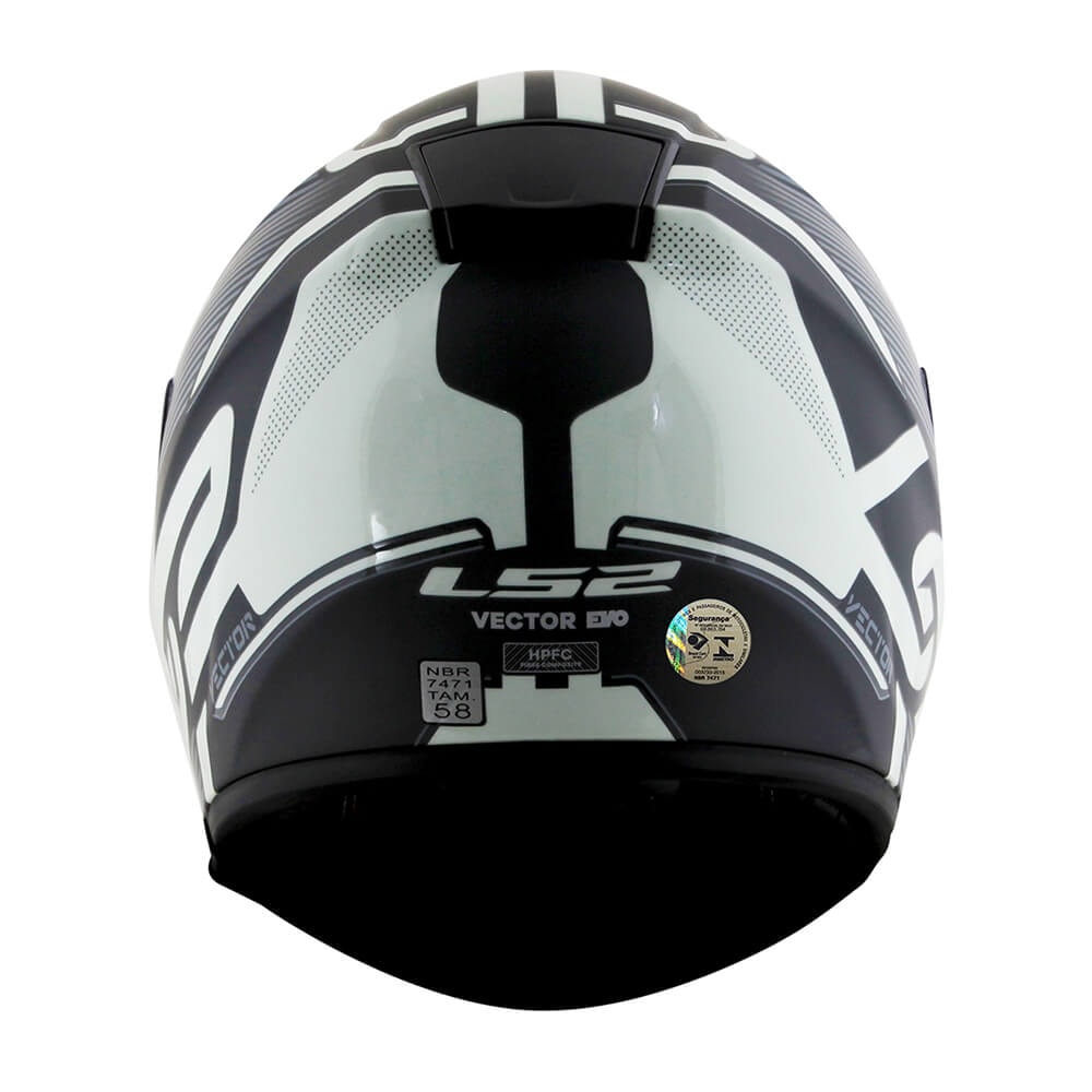 Capacete LS2 Vector FF397 Orion Preto Fosco