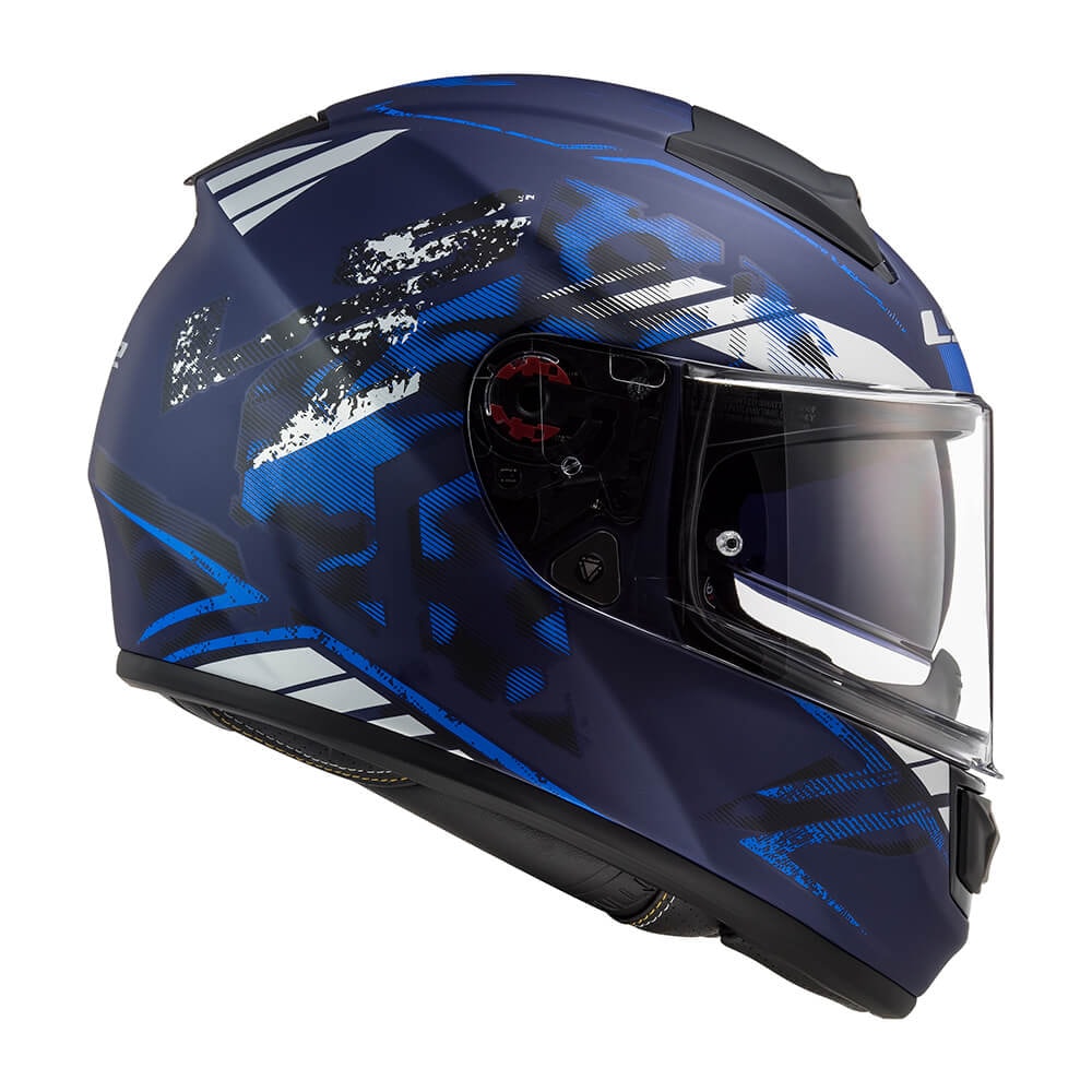 Capacete LS2 Vector FF397 Stencil Matte Blue