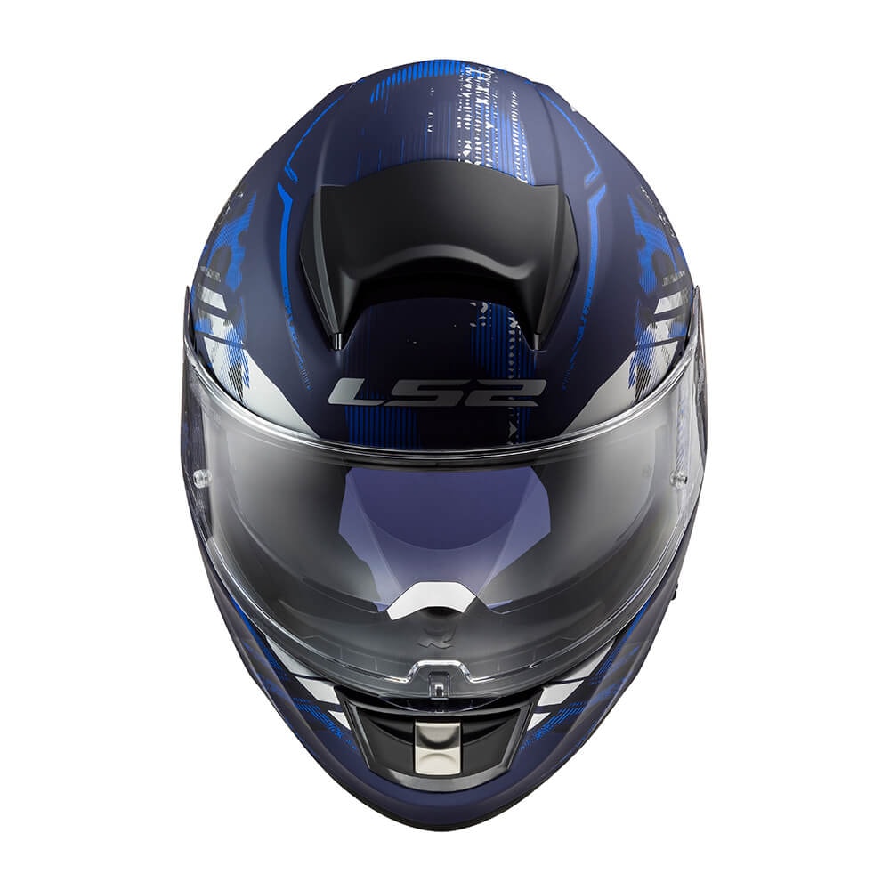 Capacete LS2 Vector FF397 Stencil Matte Blue