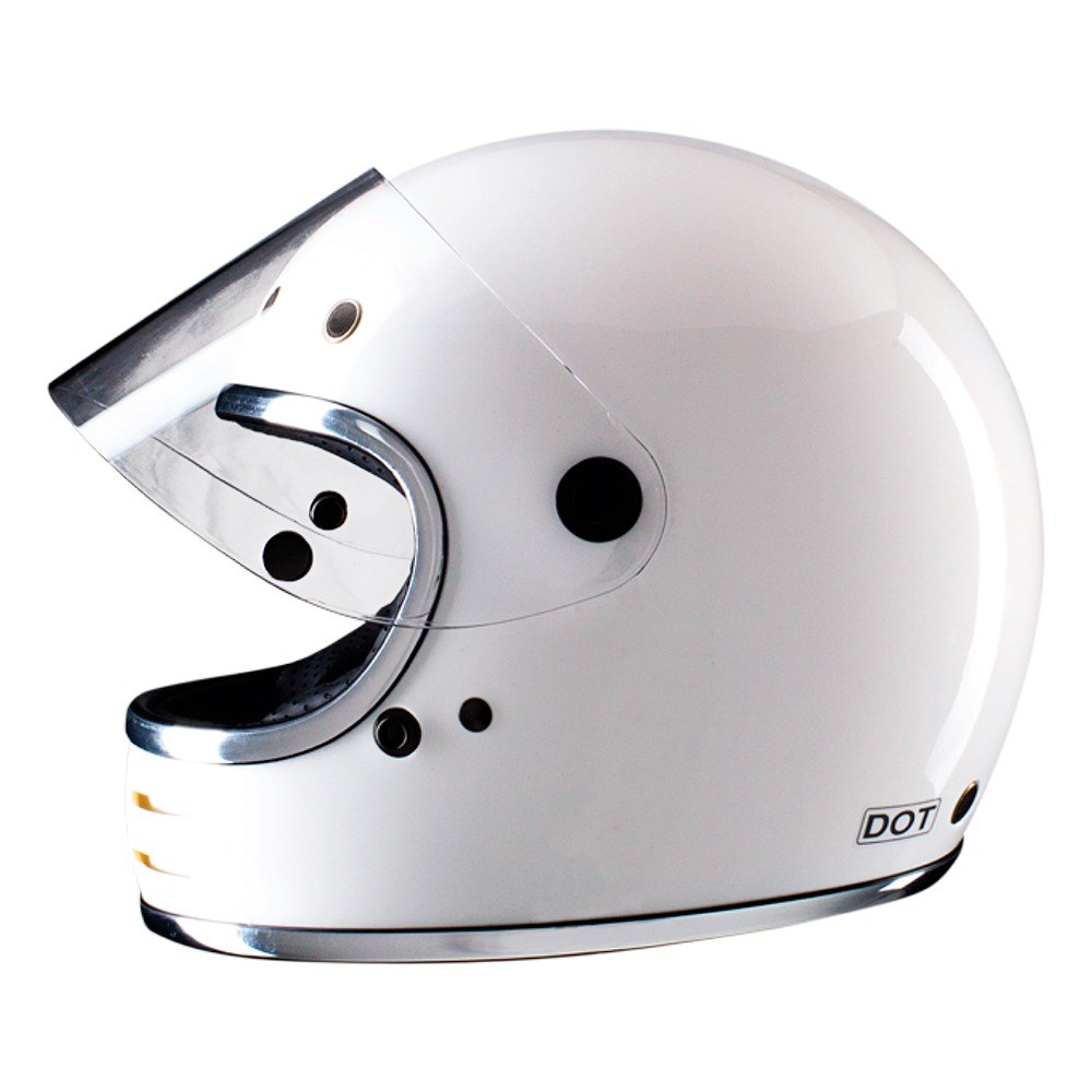 Capacete Lucca Magno V II Glossy White