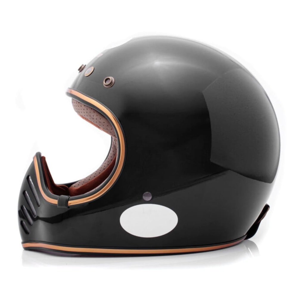 Capacete Lucca Magno-X Glossy Black