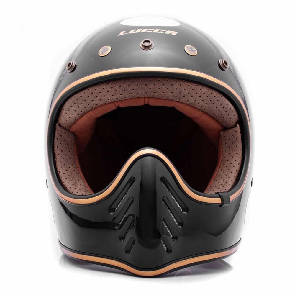 Capacete Lucca Magno-X Glossy Black