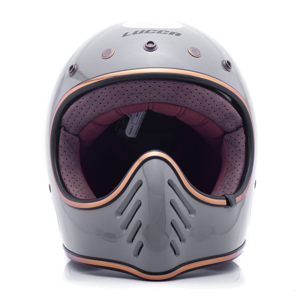 Capacete Lucca Magno-X Glossy Grey