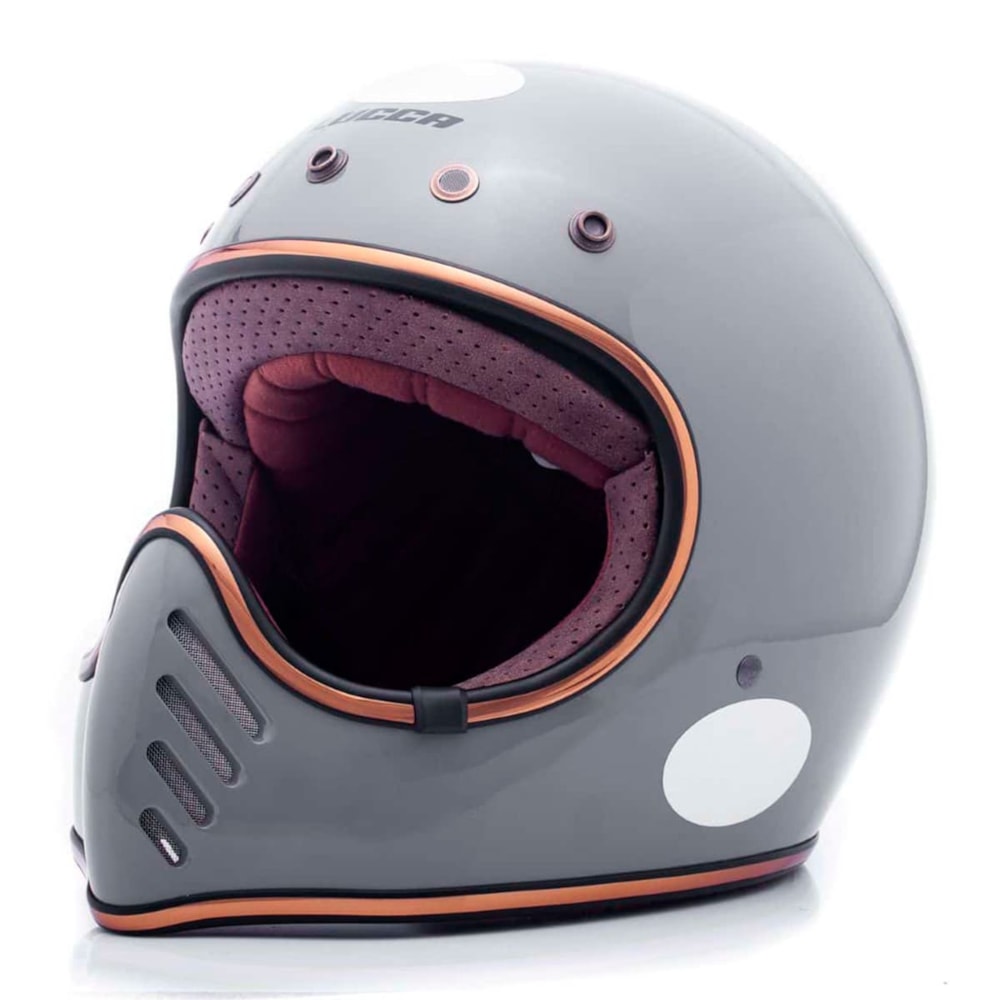 Capacete Lucca Magno-X Glossy Grey