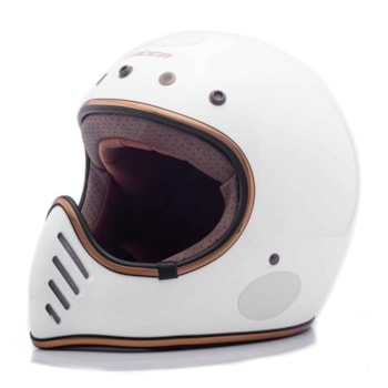 Capacete Lucca Magno-X Glossy Pearl White