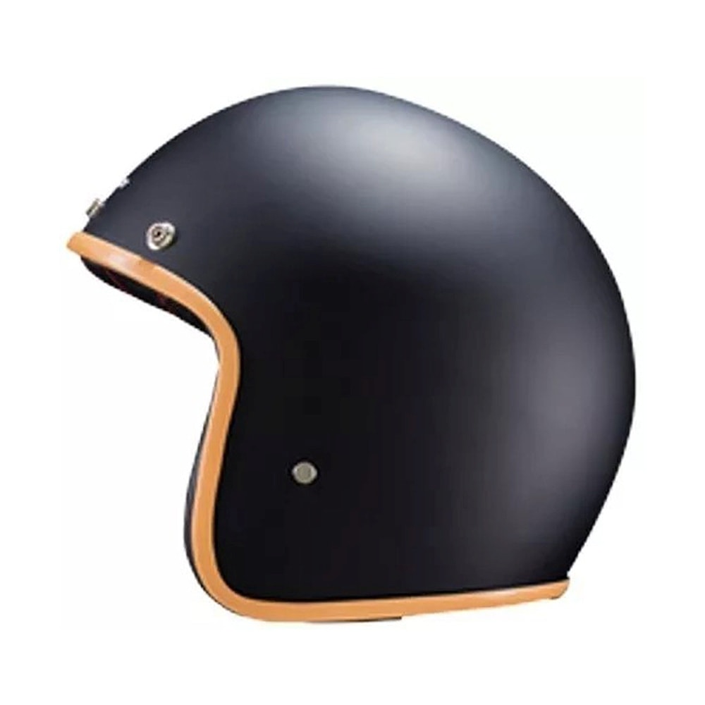 Capacete Lucca OF605 Cafe Racer Matt Black Caramel