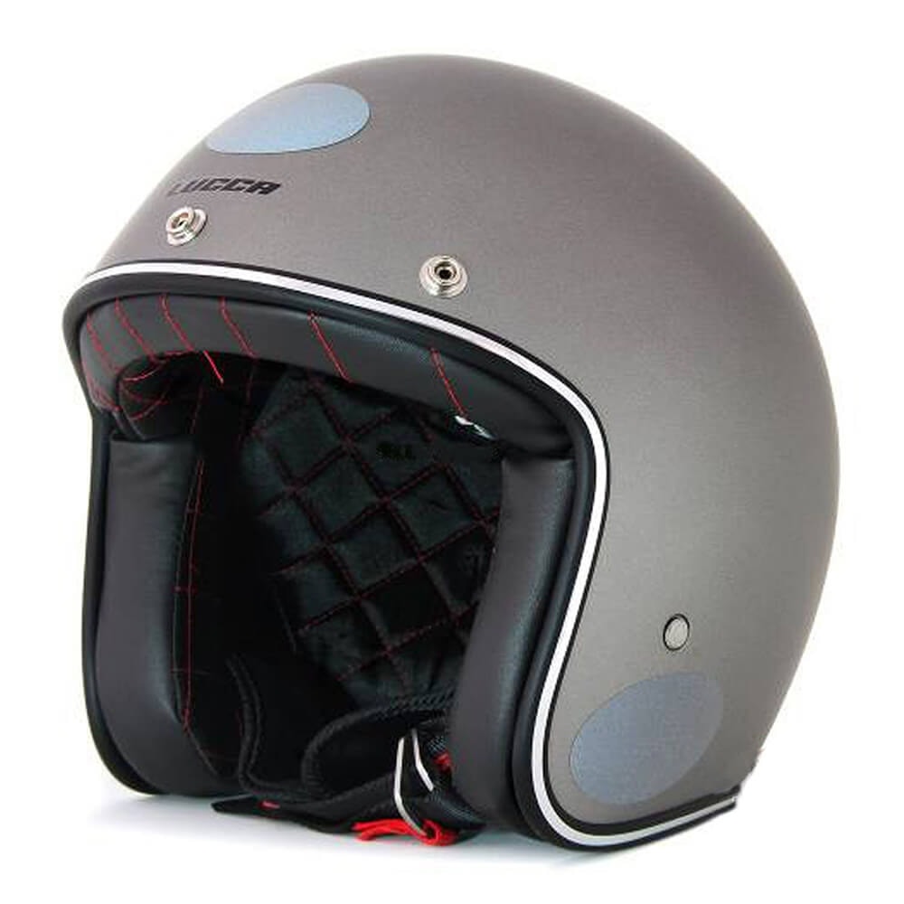 Capacete Lucca OF605 Mettalic Grey