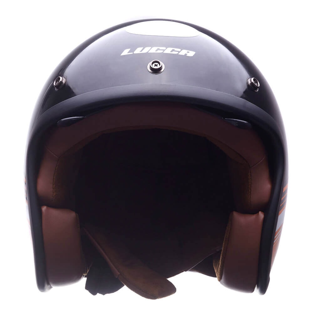 Capacete Lucca Sublime Classic Orange Glossy
