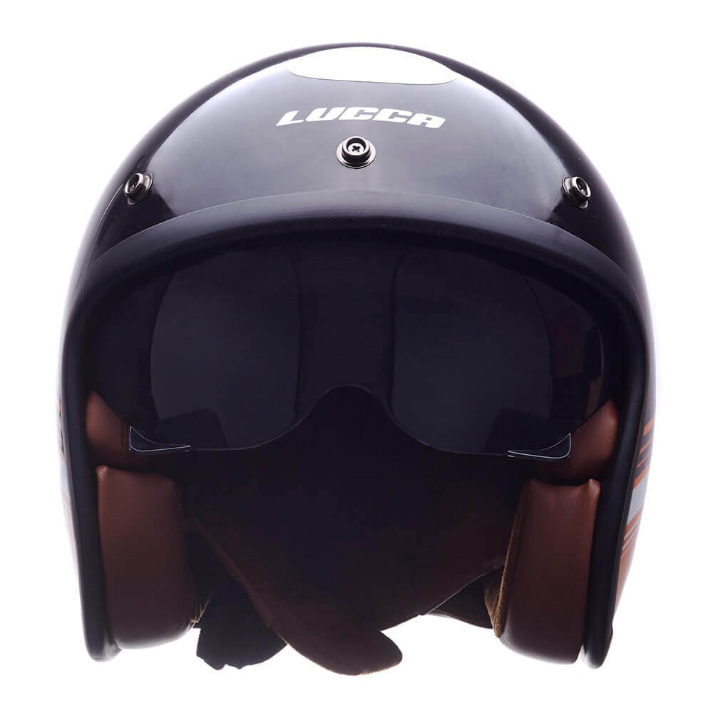 Capacete Lucca Sublime Classic Orange Glossy
