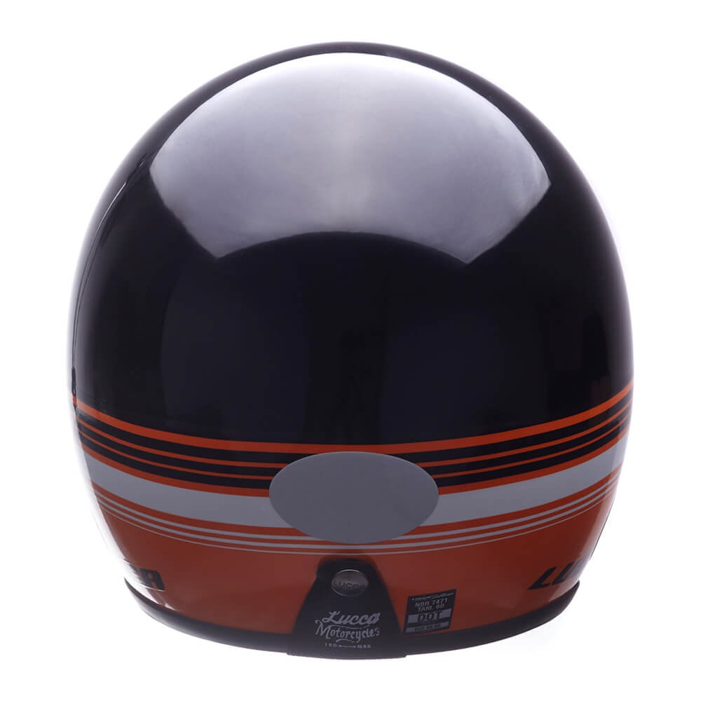 Capacete Lucca Sublime Classic Orange Glossy