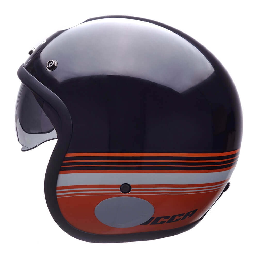 Capacete Lucca Sublime Classic Orange Glossy