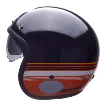 Capacete Lucca Sublime Classic Orange Glossy