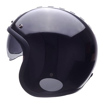 Capacete Lucca Sublime Flagged Glossy Black White