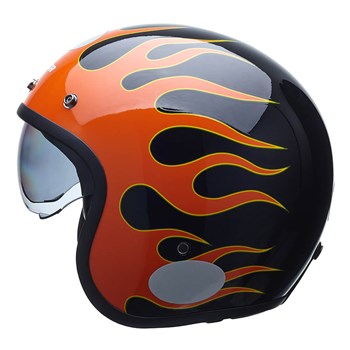 Capacete Lucca Sublime On Fire Glossy Black
