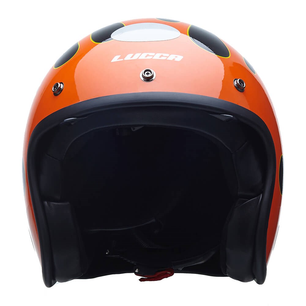 Capacete Lucca Sublime On Fire Glossy Black
