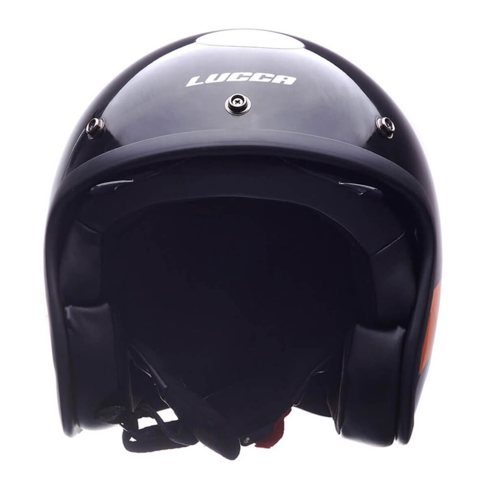 Capacete Lucca Sublime Squad Glossy Black Orange Grey