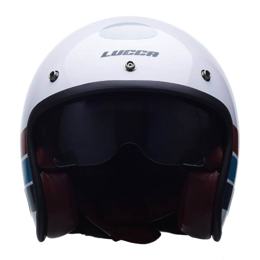 Capacete Lucca Sublime Sunset Glossy White