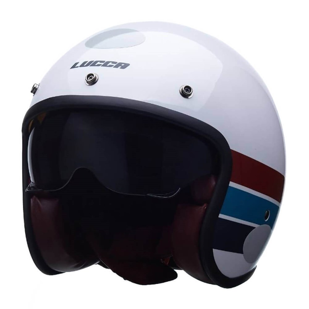 Capacete Lucca Sublime Sunset Glossy White